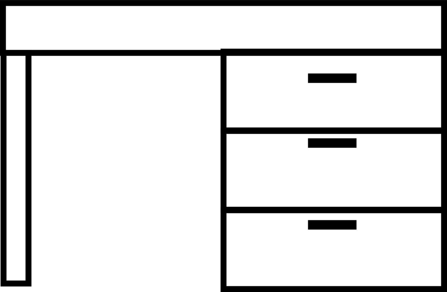 icono de escritorio simple vector
