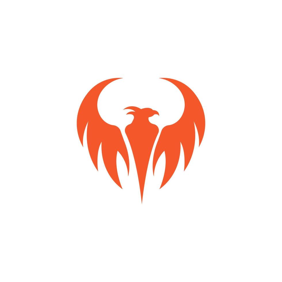 vector de plantilla de diseño de icono de logotipo de phoenix