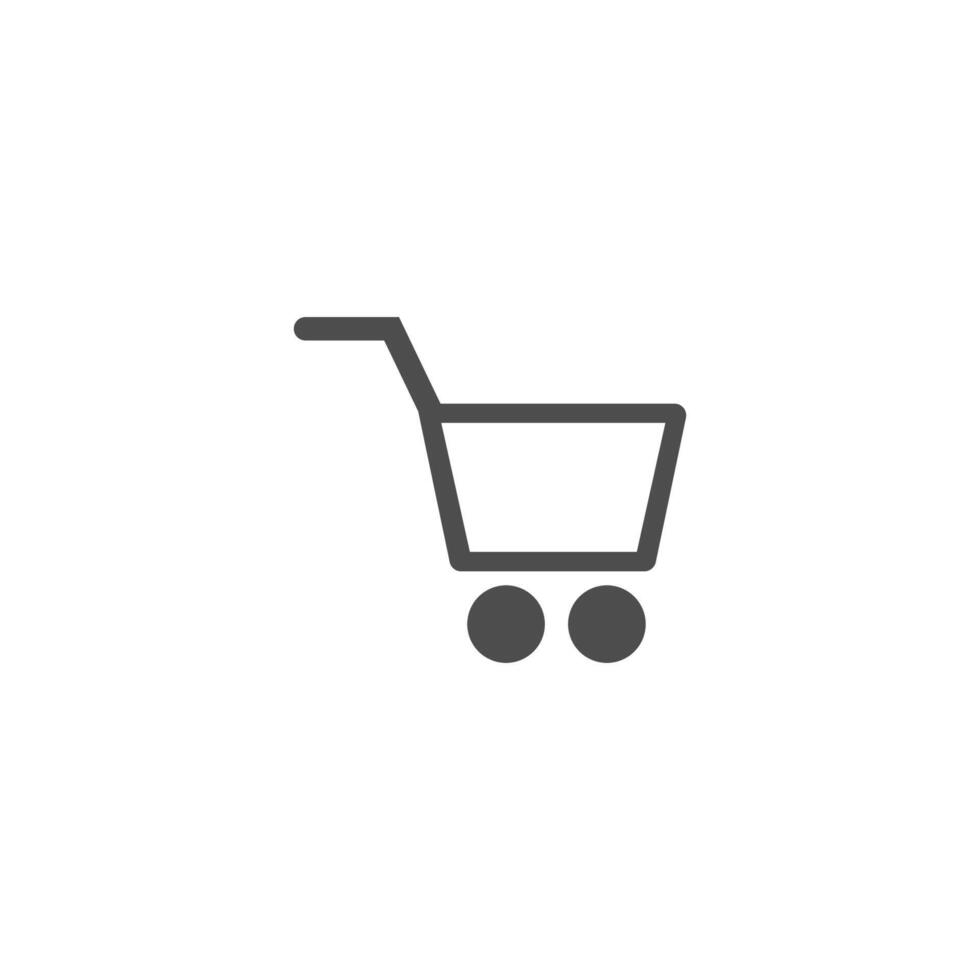 Shopping cart icon design template vector