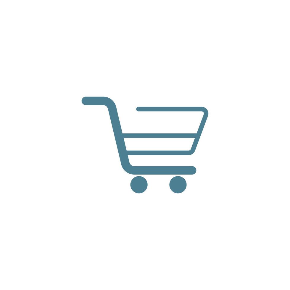 Shopping cart icon design template vector