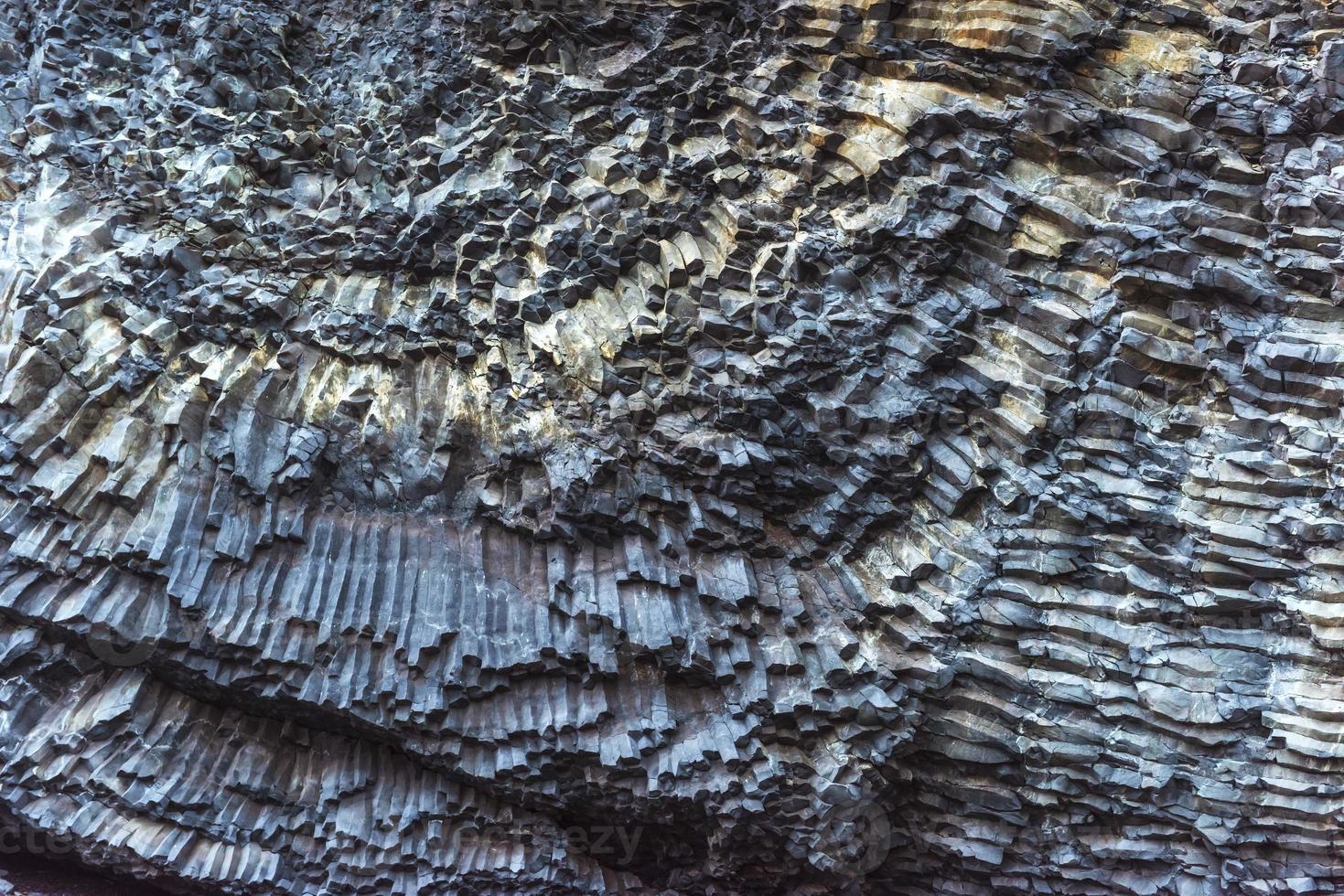 Texture mountains Reynisfyal Cape Dyrholaey Iceland. Beauty world photo