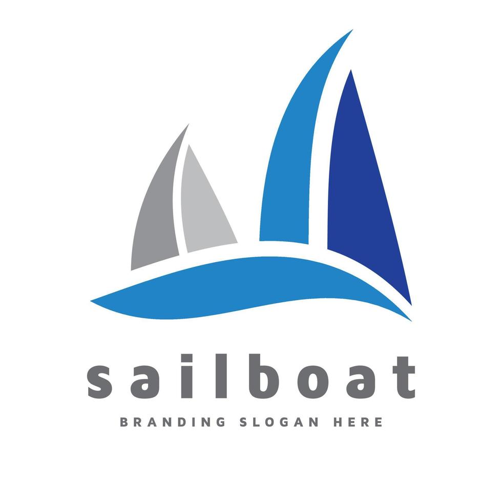 Sail Boat - Marine Logo vector