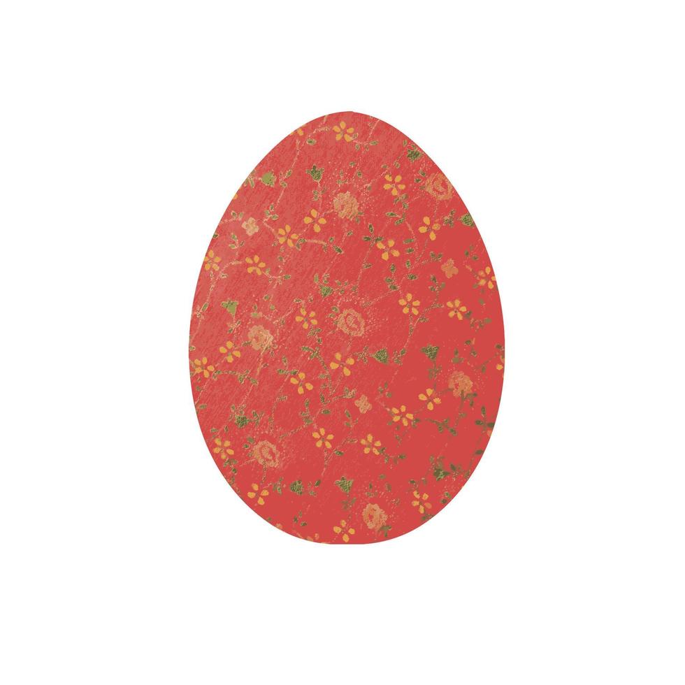 Decorative Easter egg vector