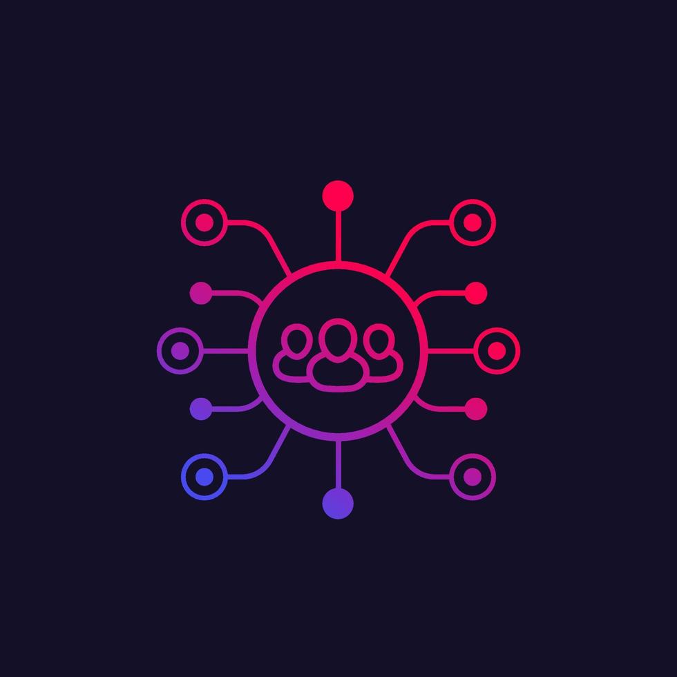 team management vector