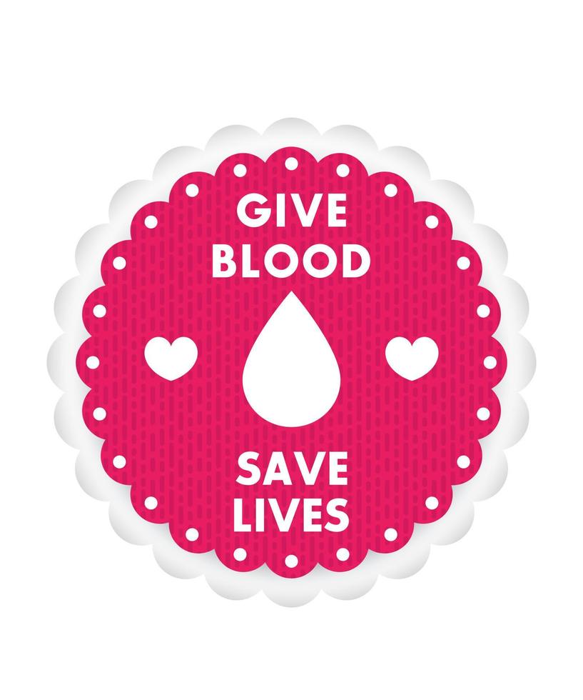 blood donation poster design, vector illustration