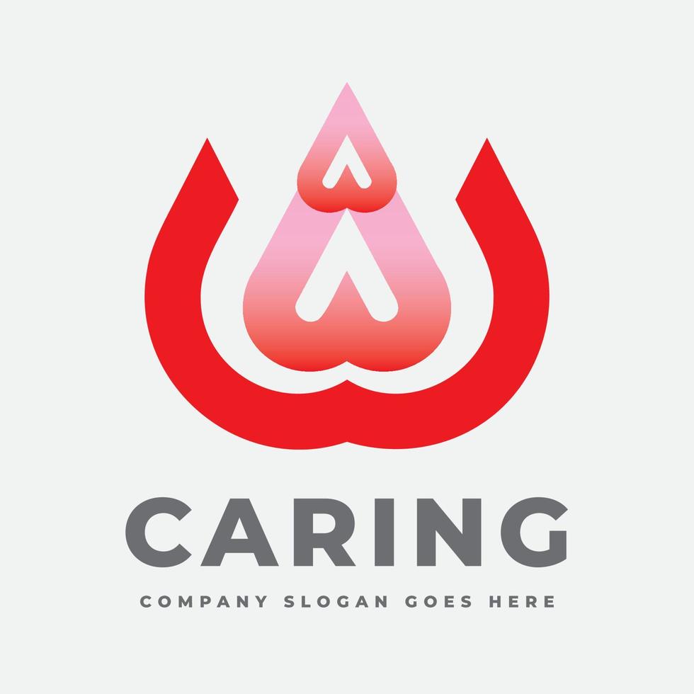 Love and Care Logo vector
