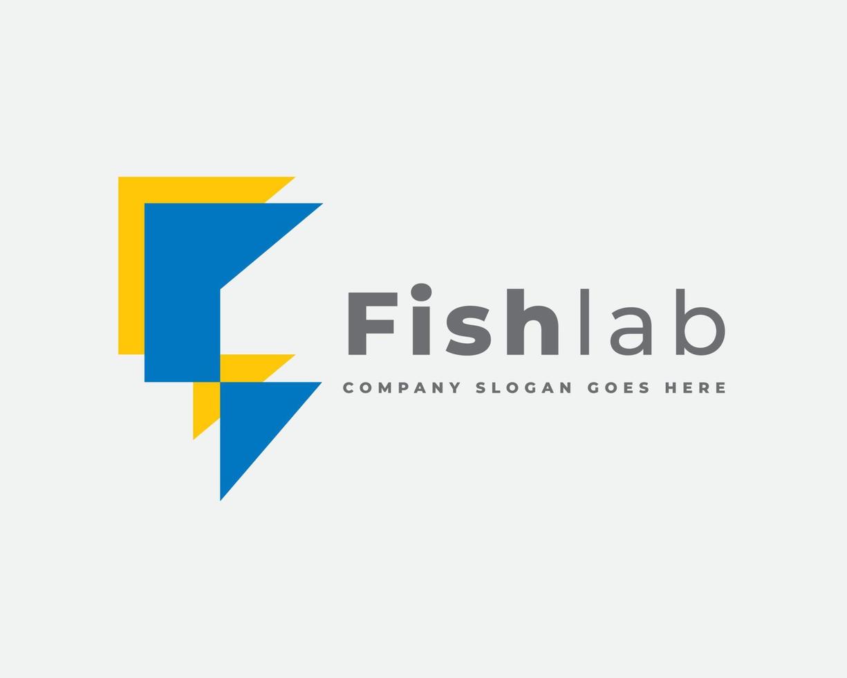 Fish Mart Logo Template vector