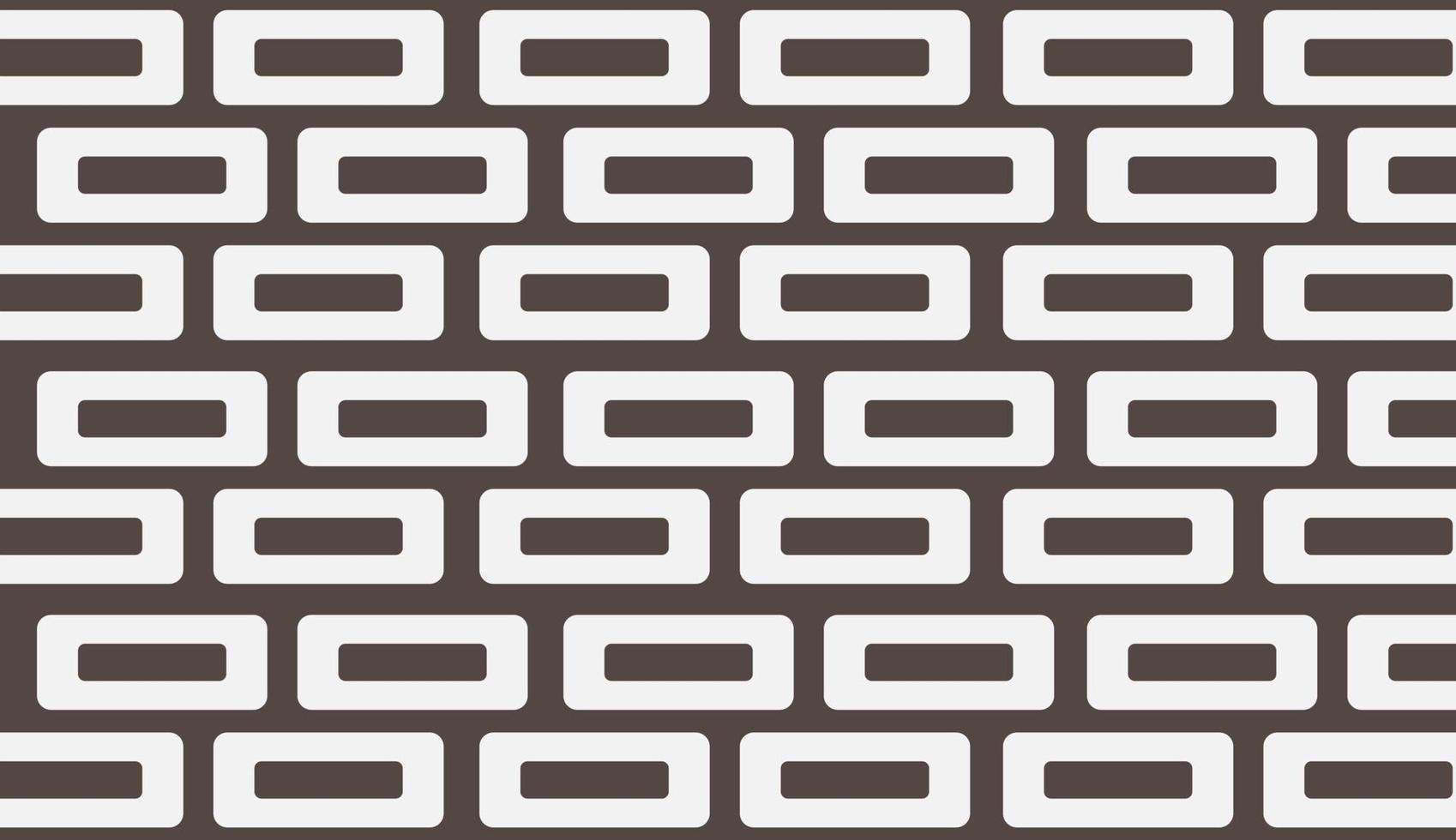 Brick wall motif with classic geometric prints. Grunge design background. Modern urban ornament. Suitable for fabric pattern vector