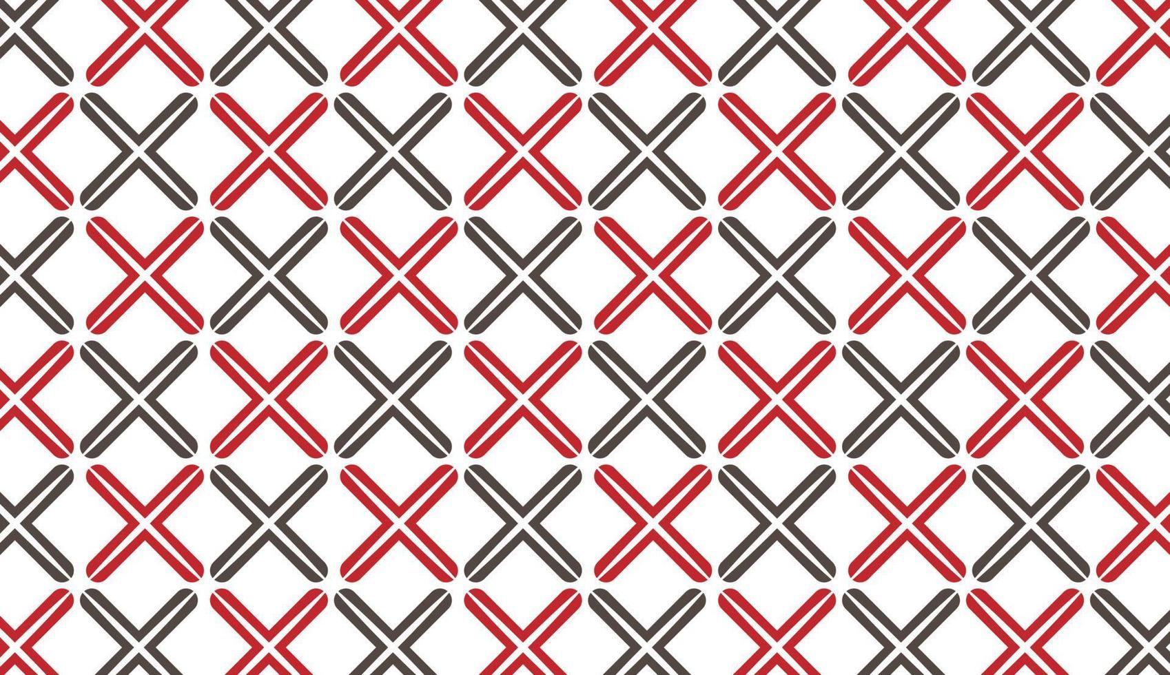 Geometric seamless pattern. Simple surface print. Cross motif ornament. Can be used for posters, brochures, postcards, and other printing needs. Vector illustration