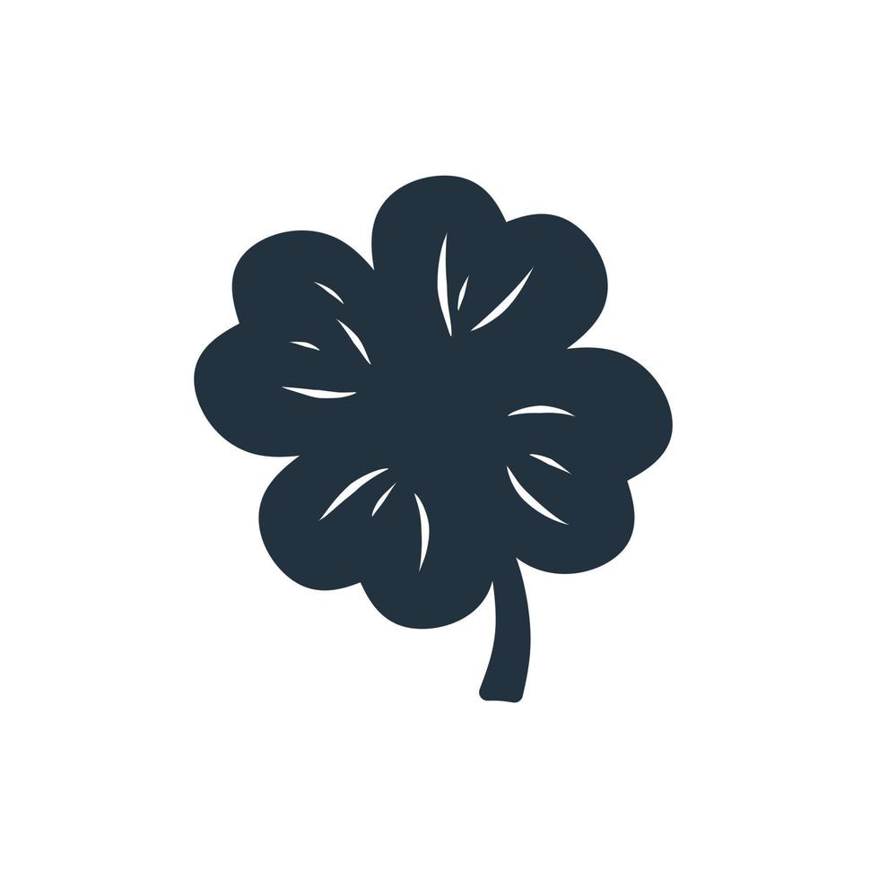 auspicious clover leaf vector in trendy flat style isolated on white background for st patrick's day and your website design.