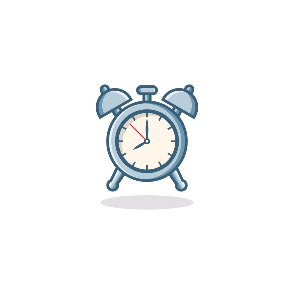 Illustration graphic vector of Alarm clock blue wakeup time 6541612