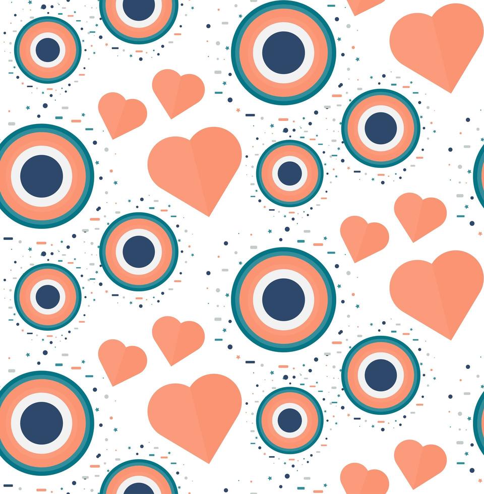 Vintage Seamless Romantic Pattern vector