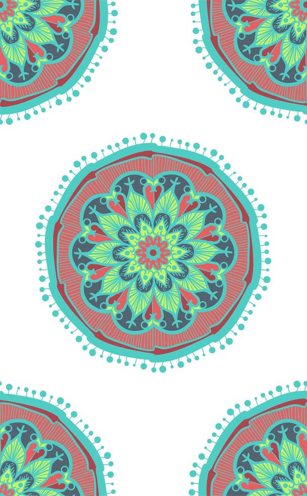 Boho Ethnic Seamless Pattern vector