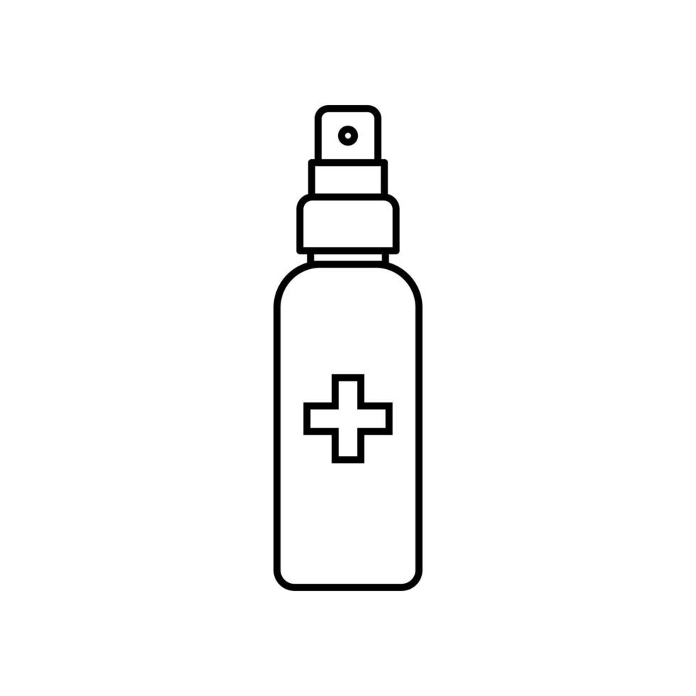 Hand sanitizer vector icon, Soap Bottle