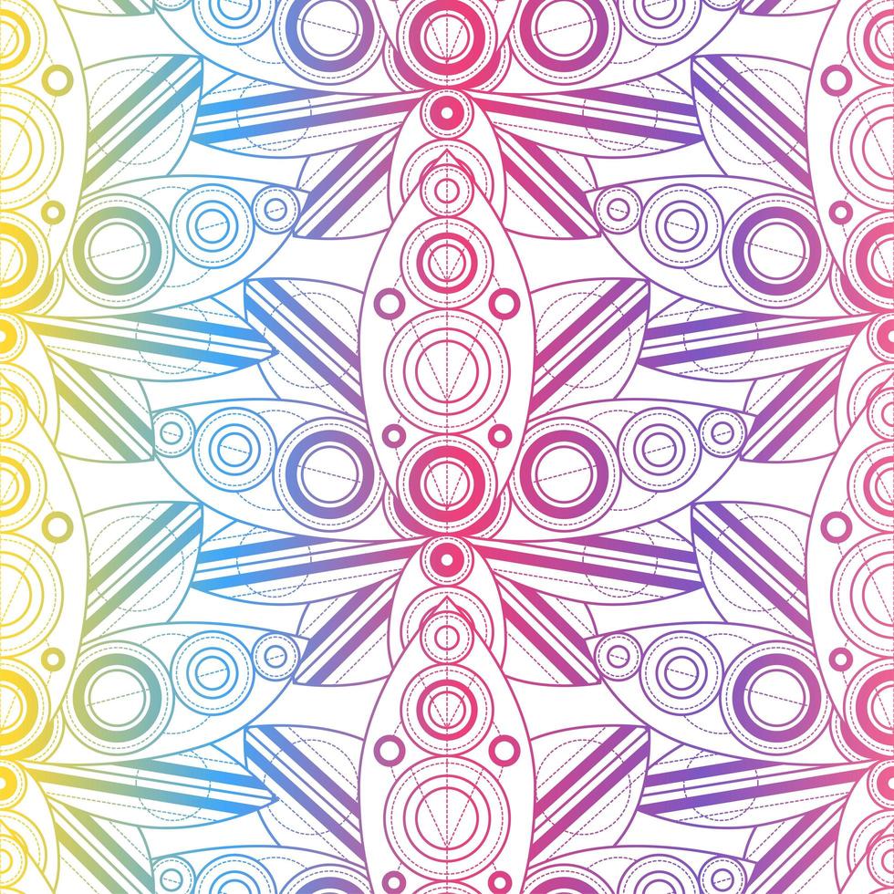 Gilding natural seamless pattern with lotus flowers vector