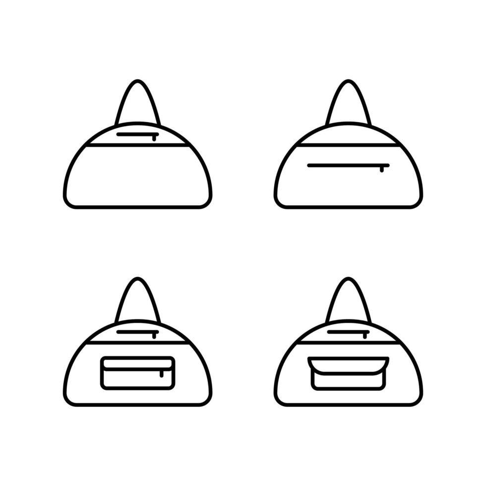 Travel bag, Vector illustration eps.10