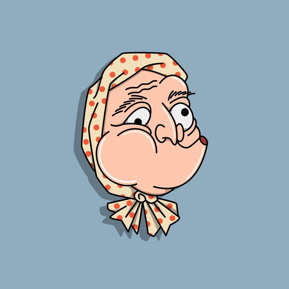 Hyottoko comical Japanese character, Vector illustration eps.10