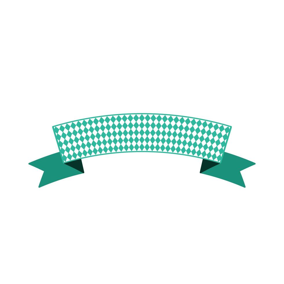 Ribbon banner for text cartoon color illustration vector