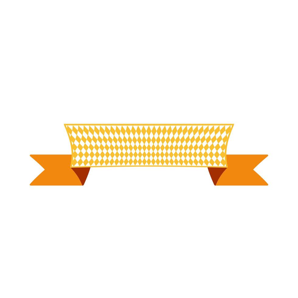 Ribbon banner with copyspace color illustration vector