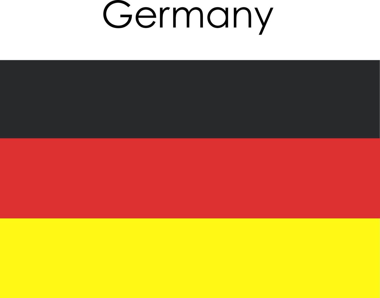 national flag icon germany vector