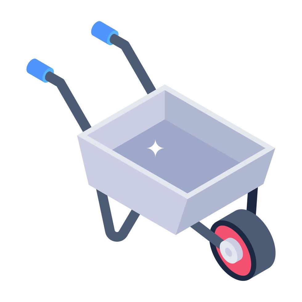 A construction carrier icon in perfect design vector