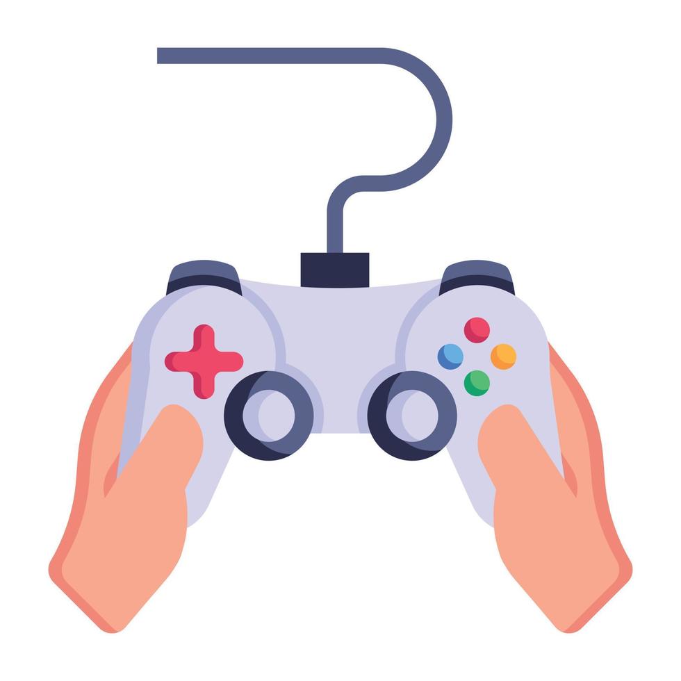 Download premium flat icon of game vector