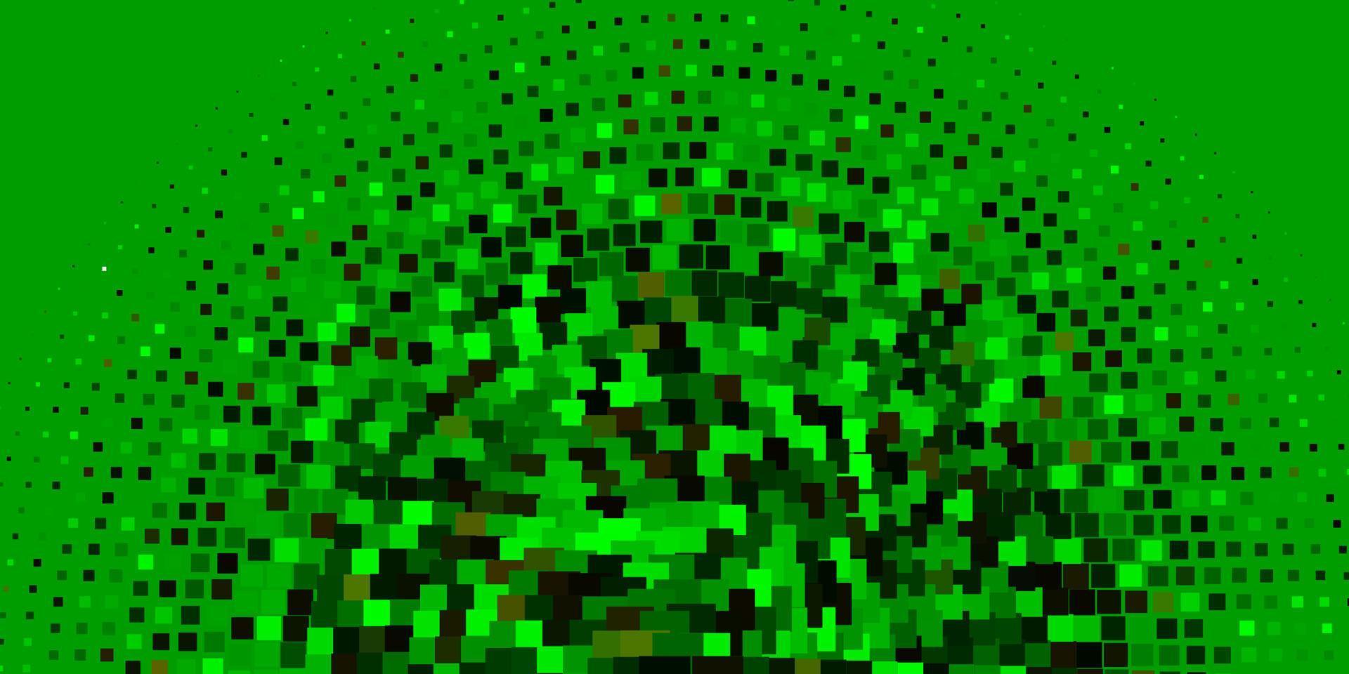 Light Green, Yellow vector background with rectangles.