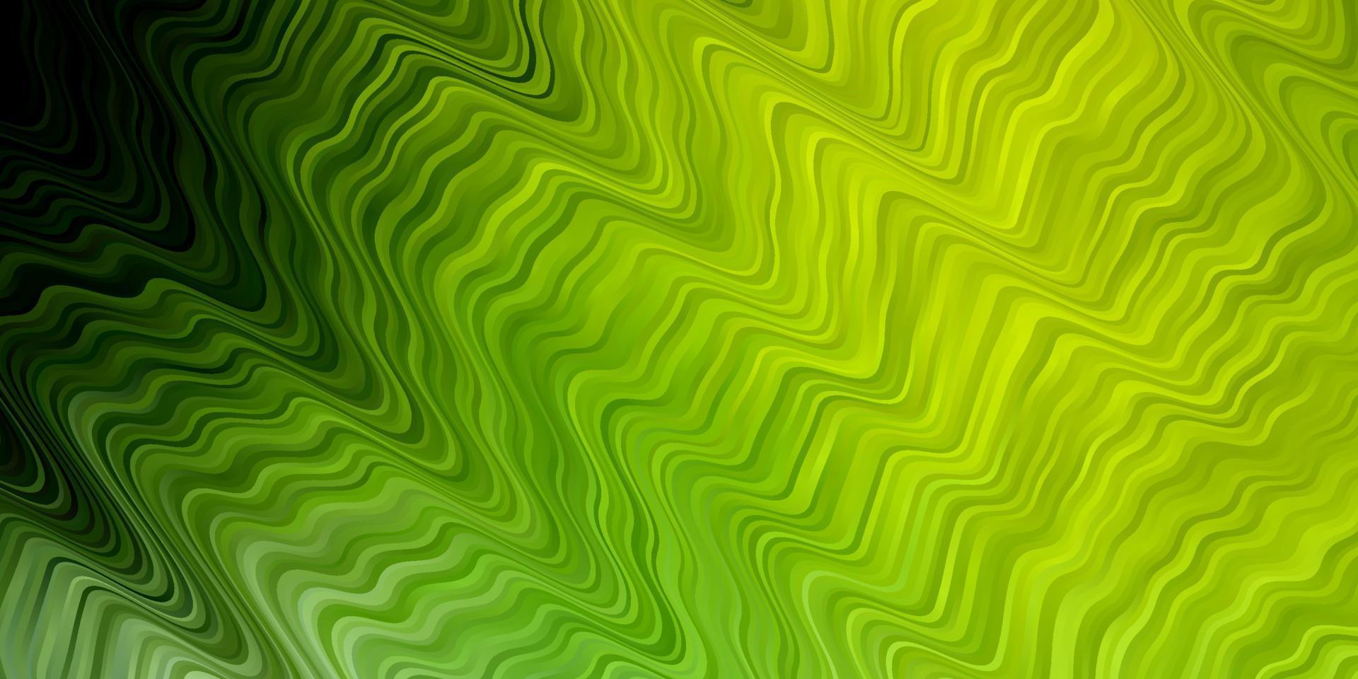 Light Green, Yellow vector background with wry lines.