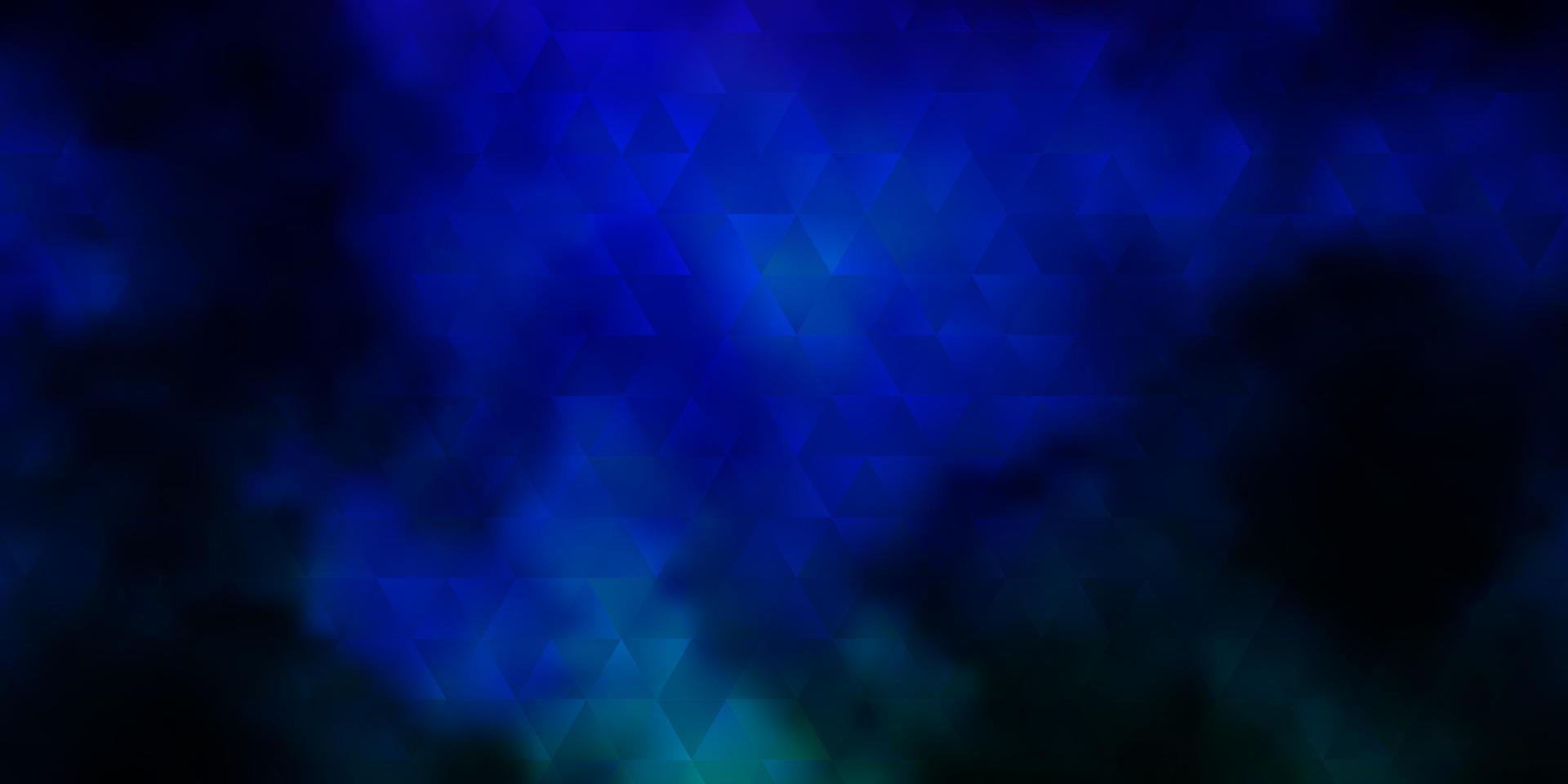 Dark Multicolor vector texture with triangular style.