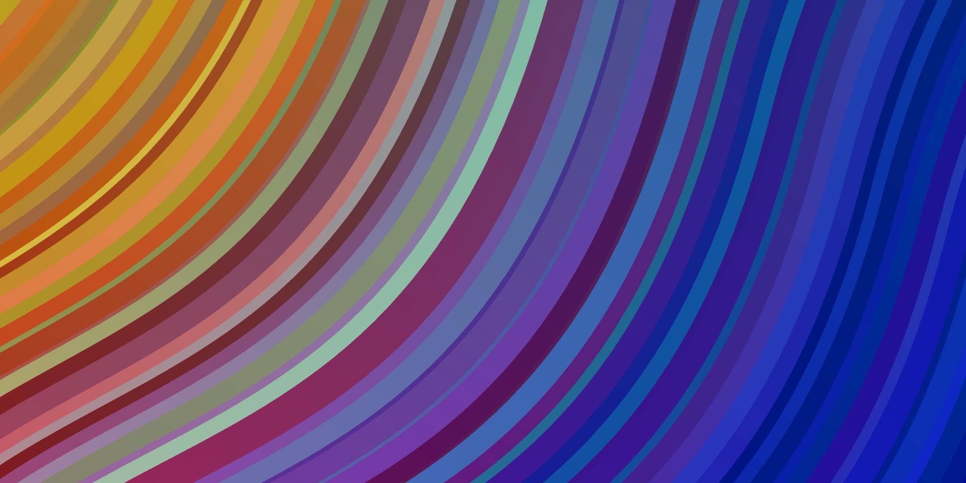 Light Multicolor vector template with wry lines.
