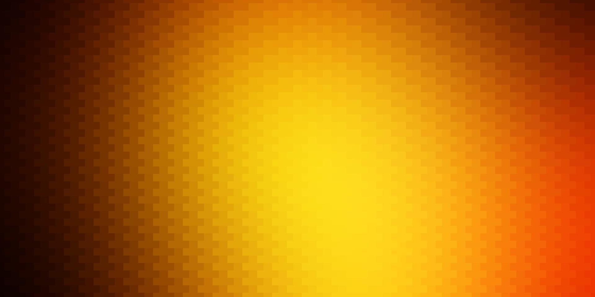 Dark Orange vector template with rectangles.