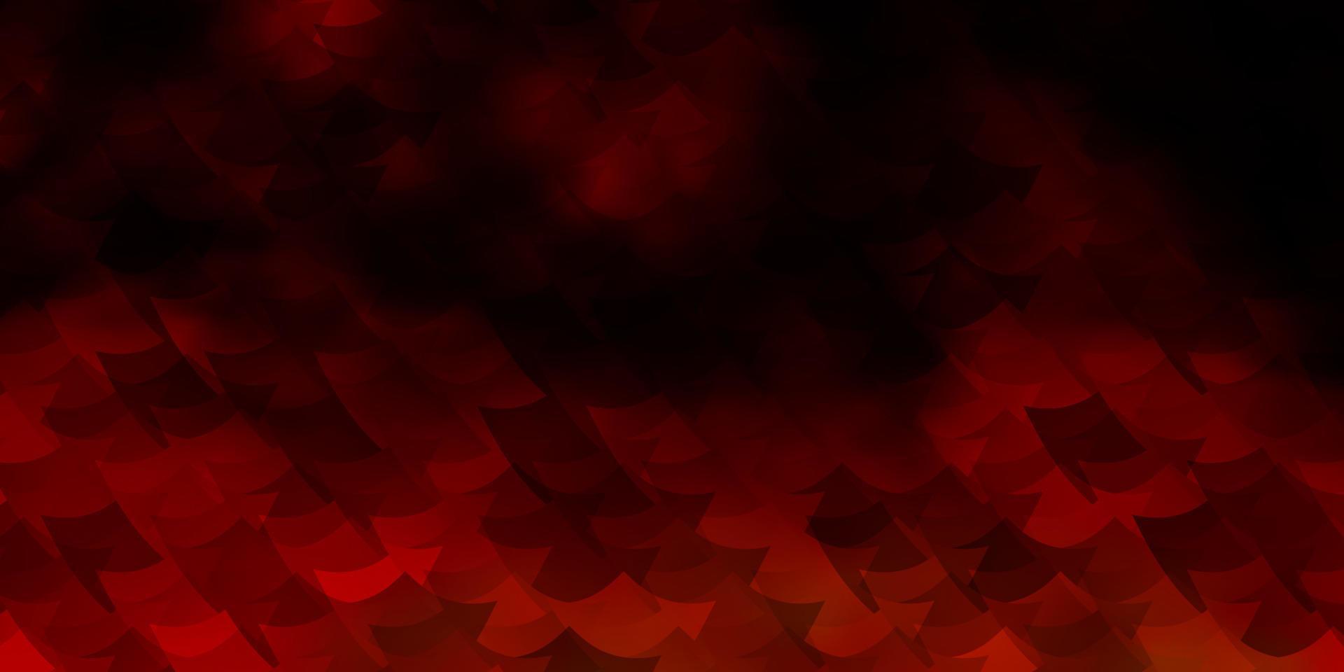 Dark Orange vector backdrop with rectangles.