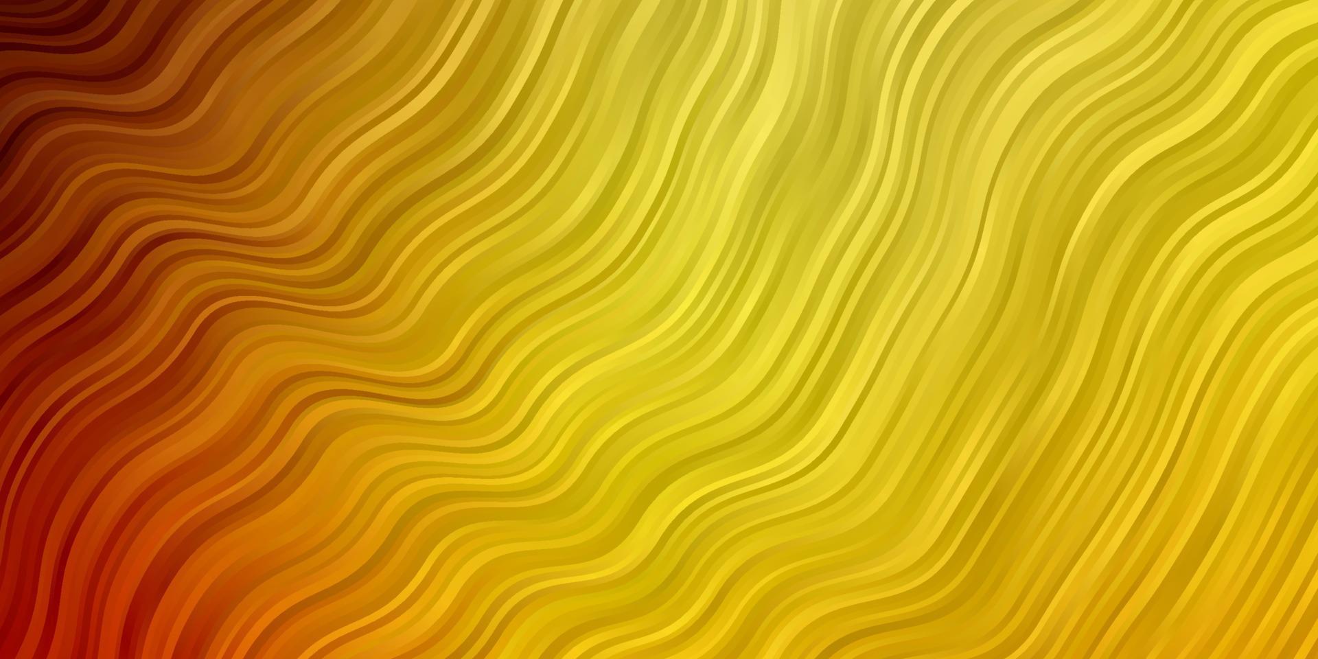 Light Orange vector template with curves.