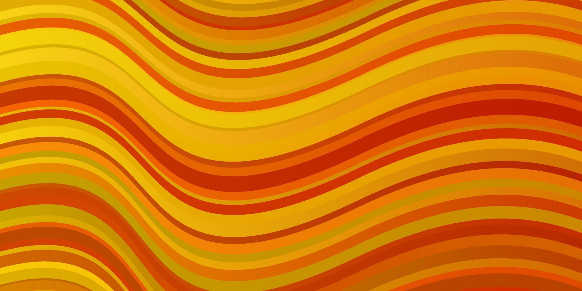 Light Orange vector background with wry lines.