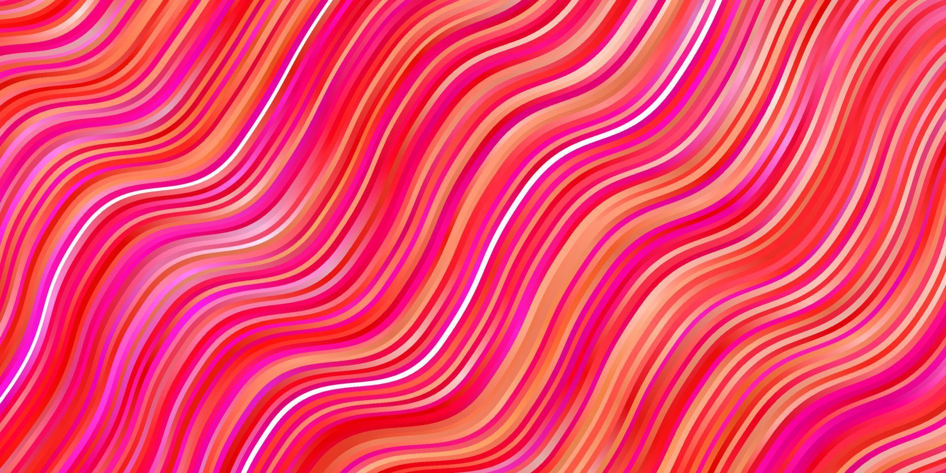 patrón de vector rosa claro con líneas.