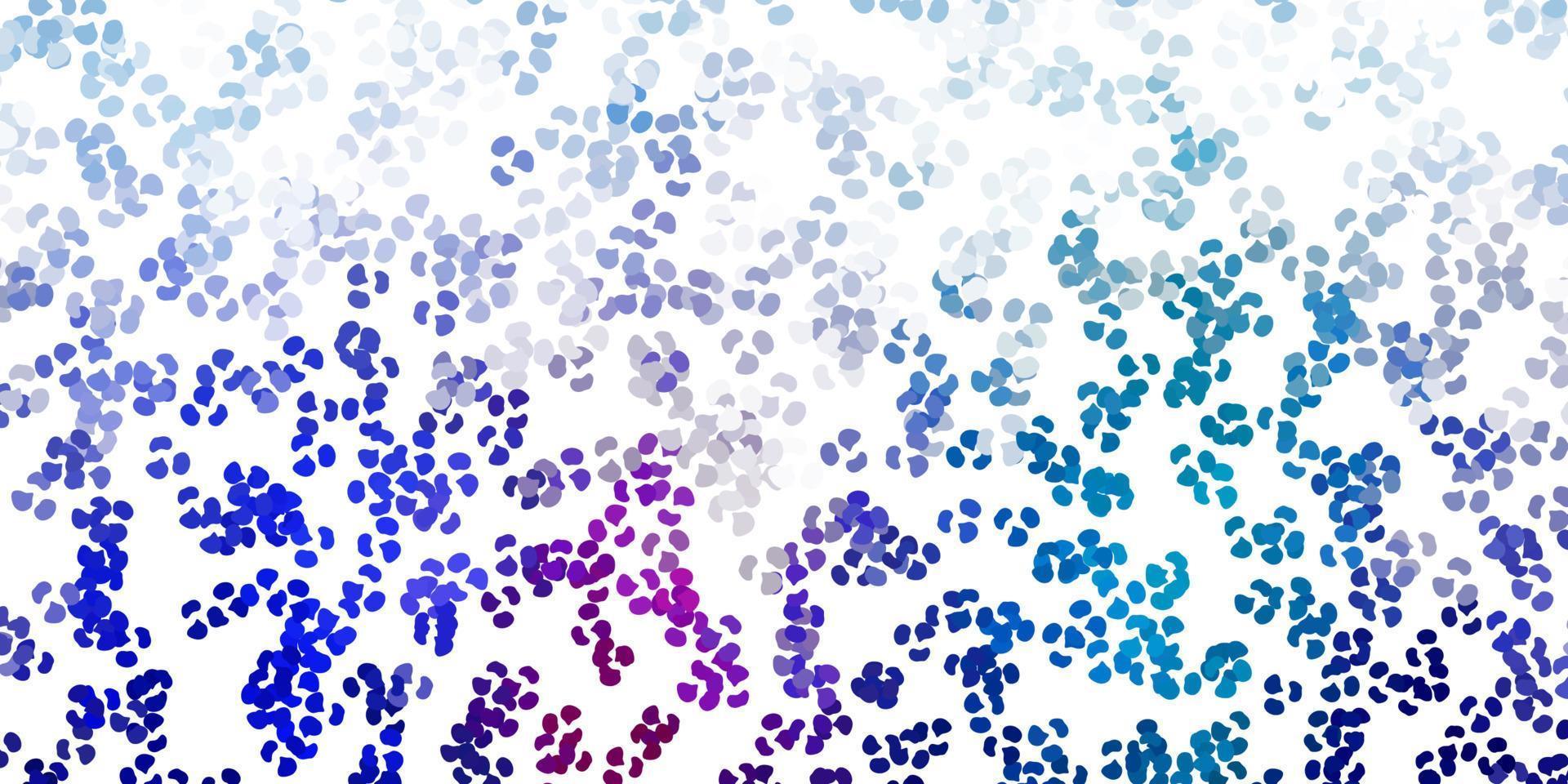 Light blue, red vector texture with memphis shapes.