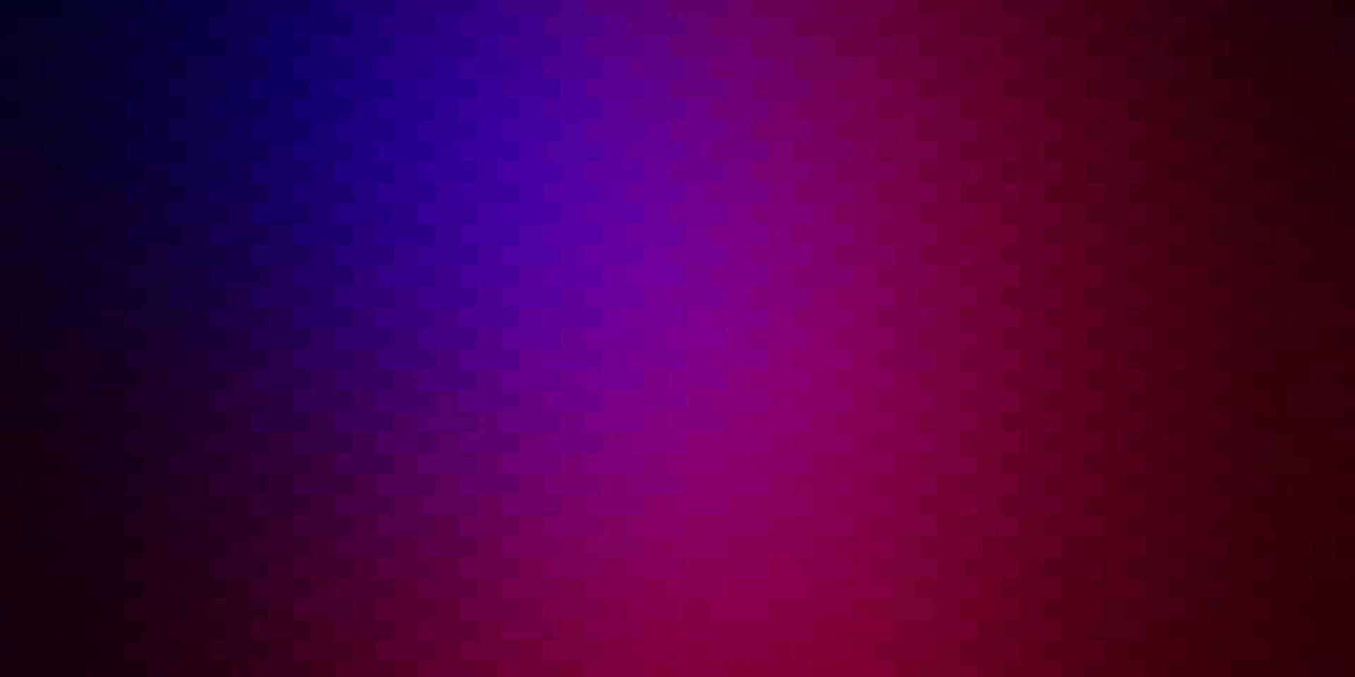 Dark Pink, Blue vector background with rectangles.