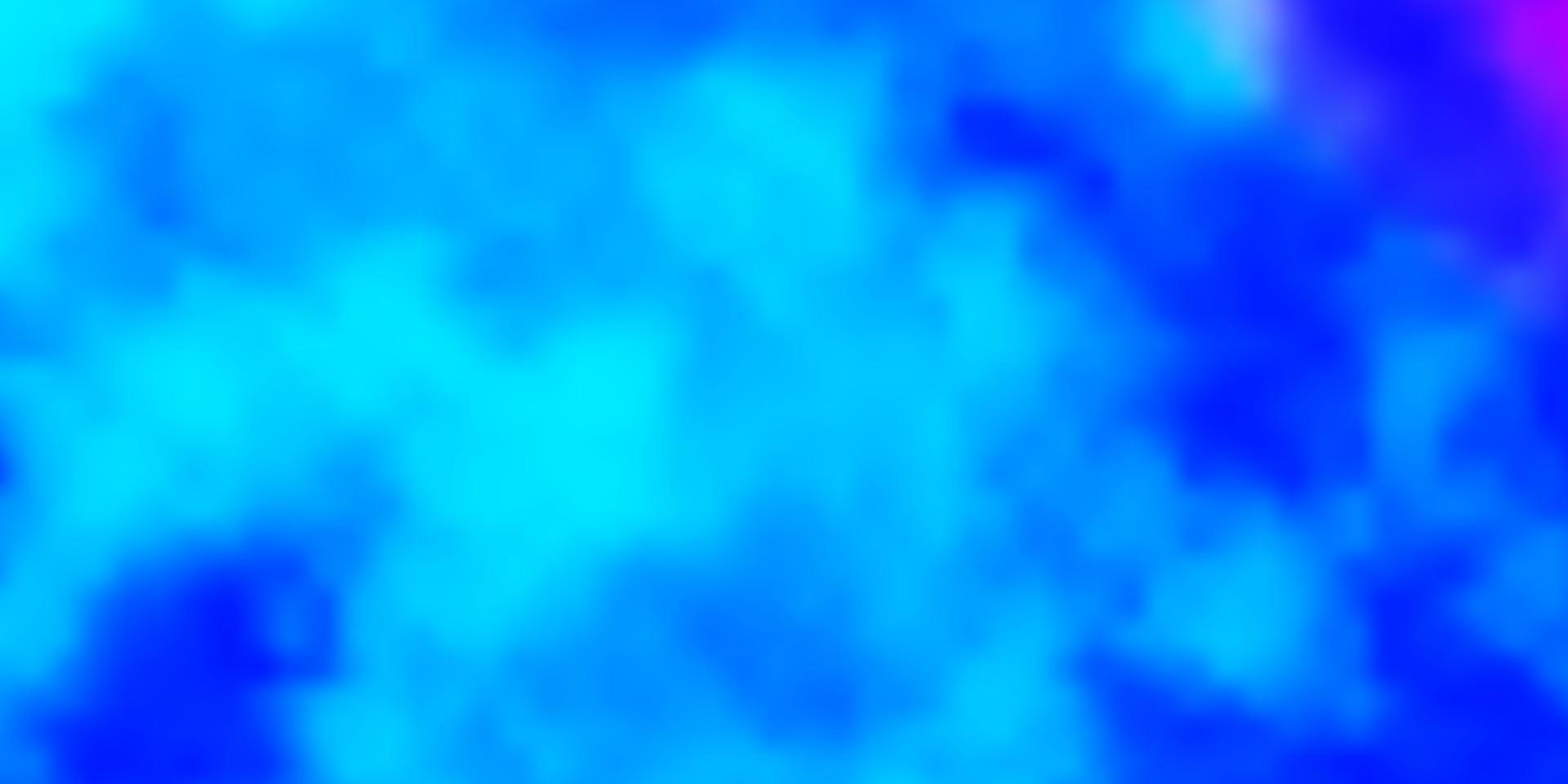 Light Pink, Blue vector backdrop with cumulus.