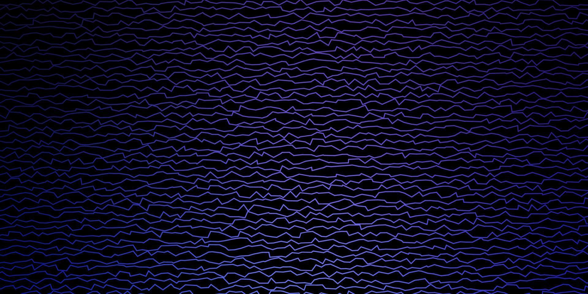 Dark Purple vector template with wry lines.
