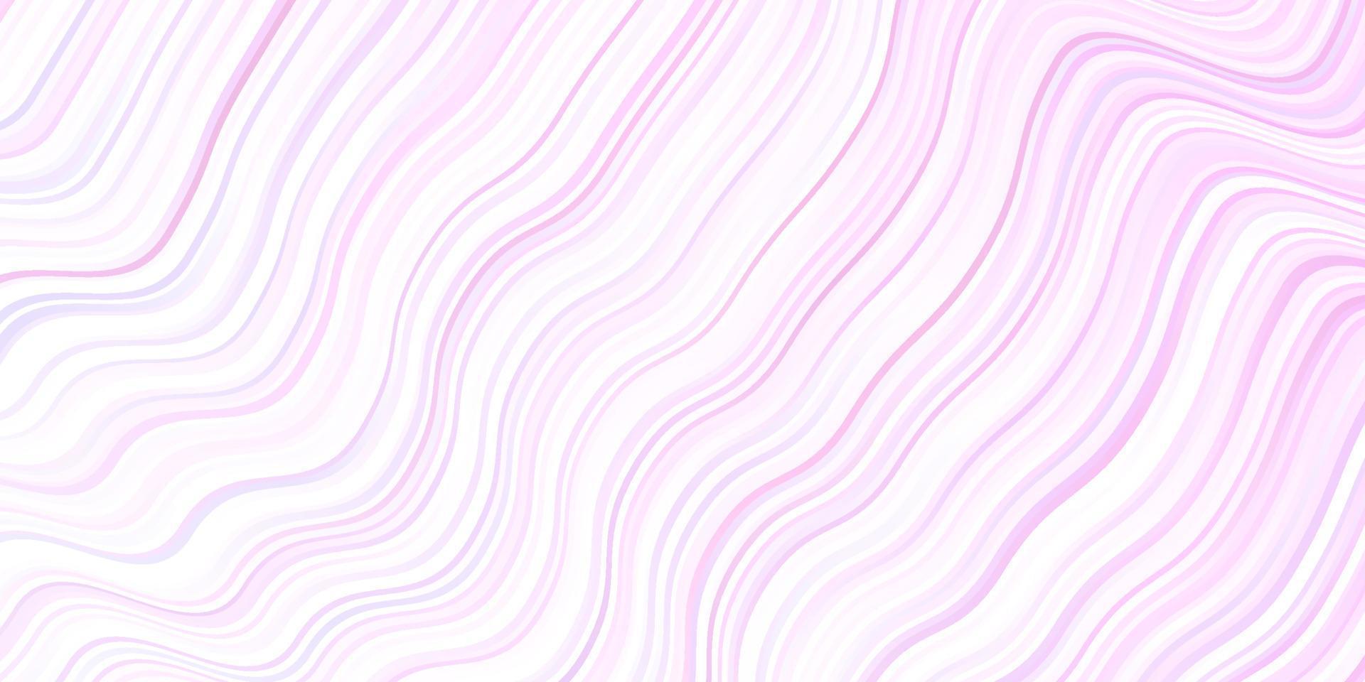 Fondo de vector violeta, rosa claro con líneas dobladas.