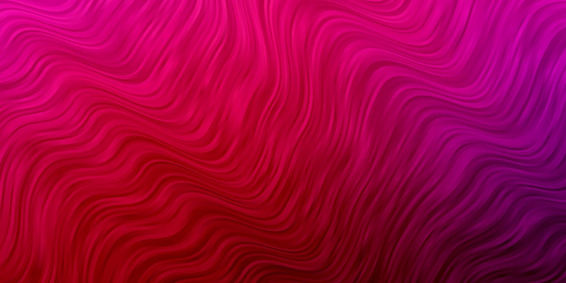 Light Purple, Pink vector texture with curves.