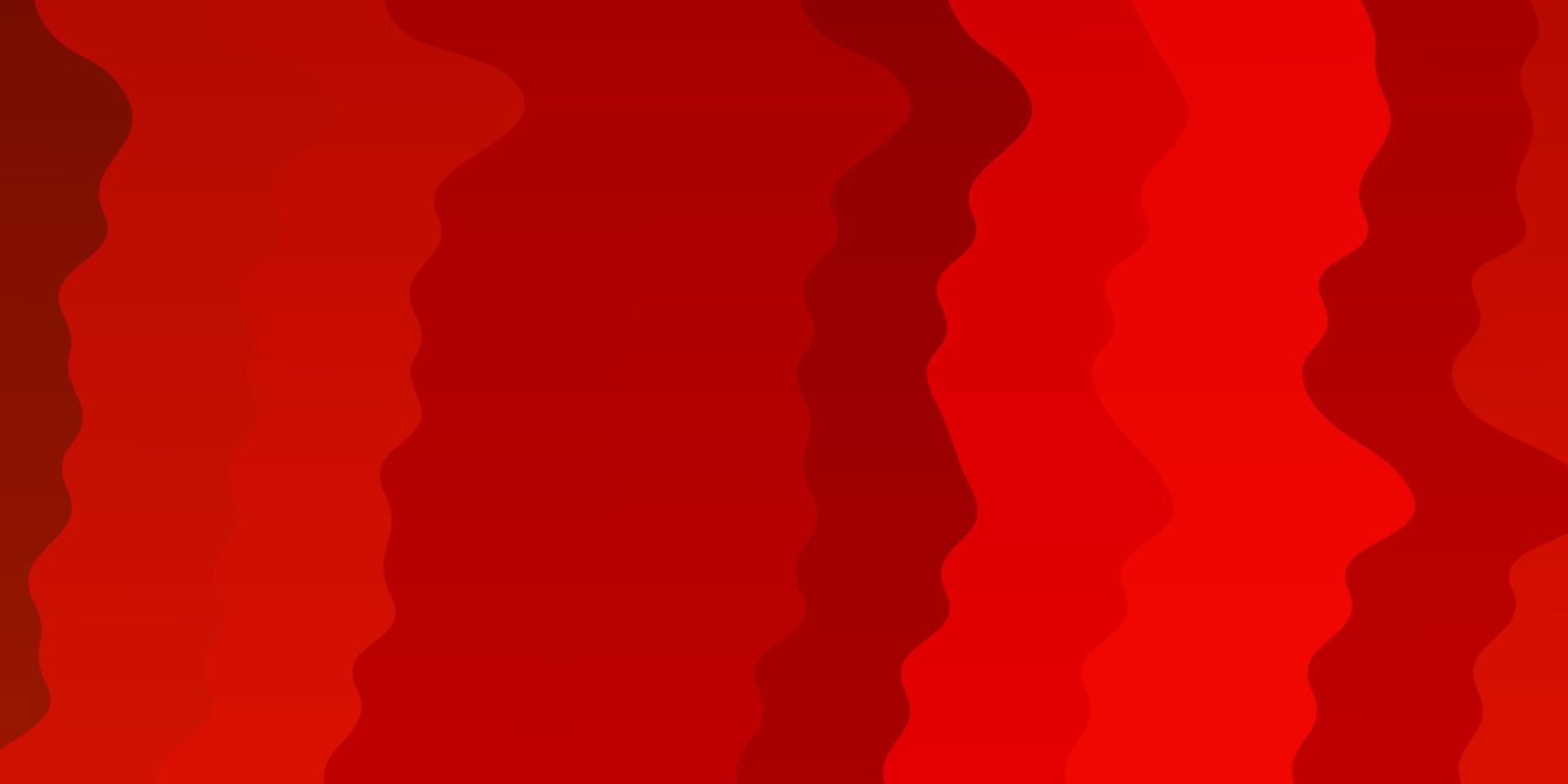 Dark Red vector template with curved lines.