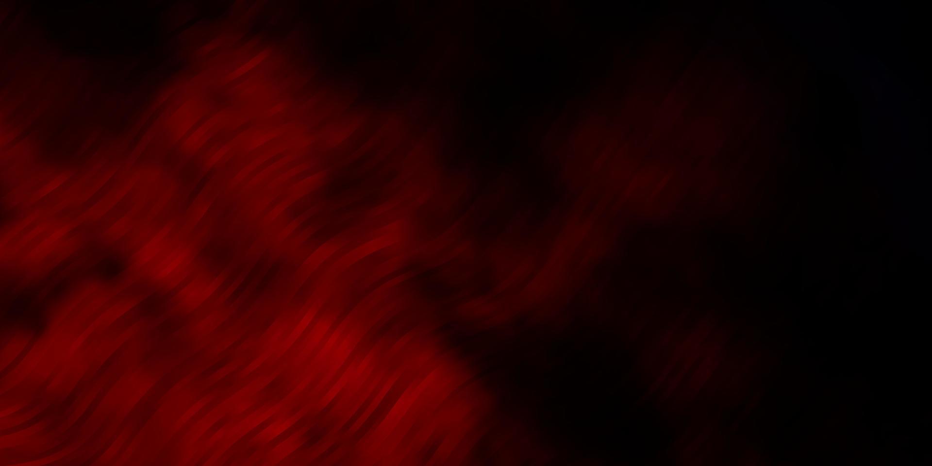 Dark Red vector backdrop with curves.