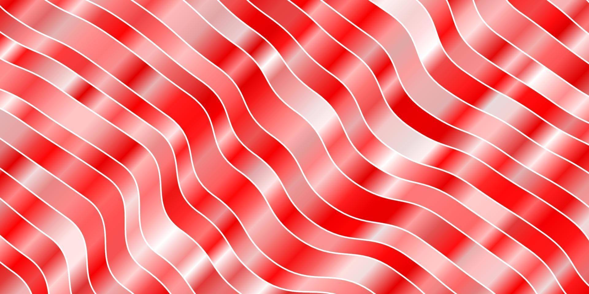 Light Red vector template with curves.
