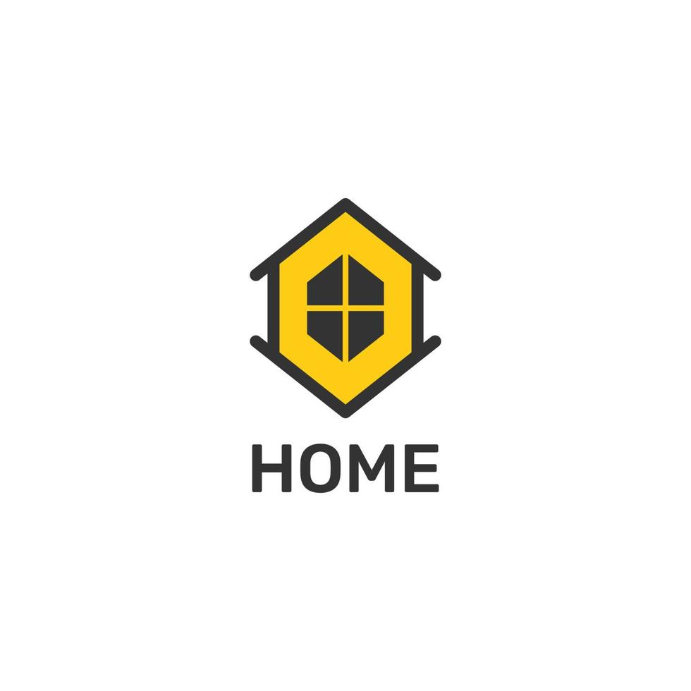 Minimalist Home Logo. Vector Design.