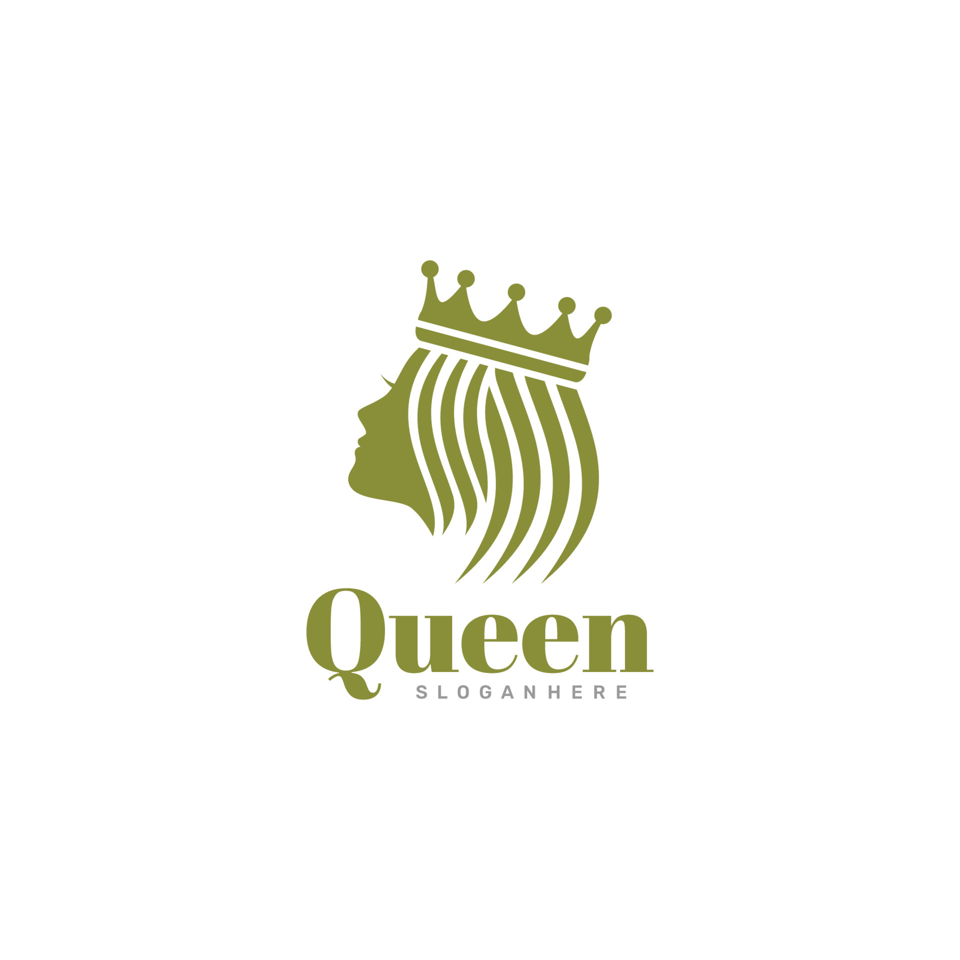 Queen Logo, Beauty Logo. Vector Design. 6545937 Vector Art at Vecteezy