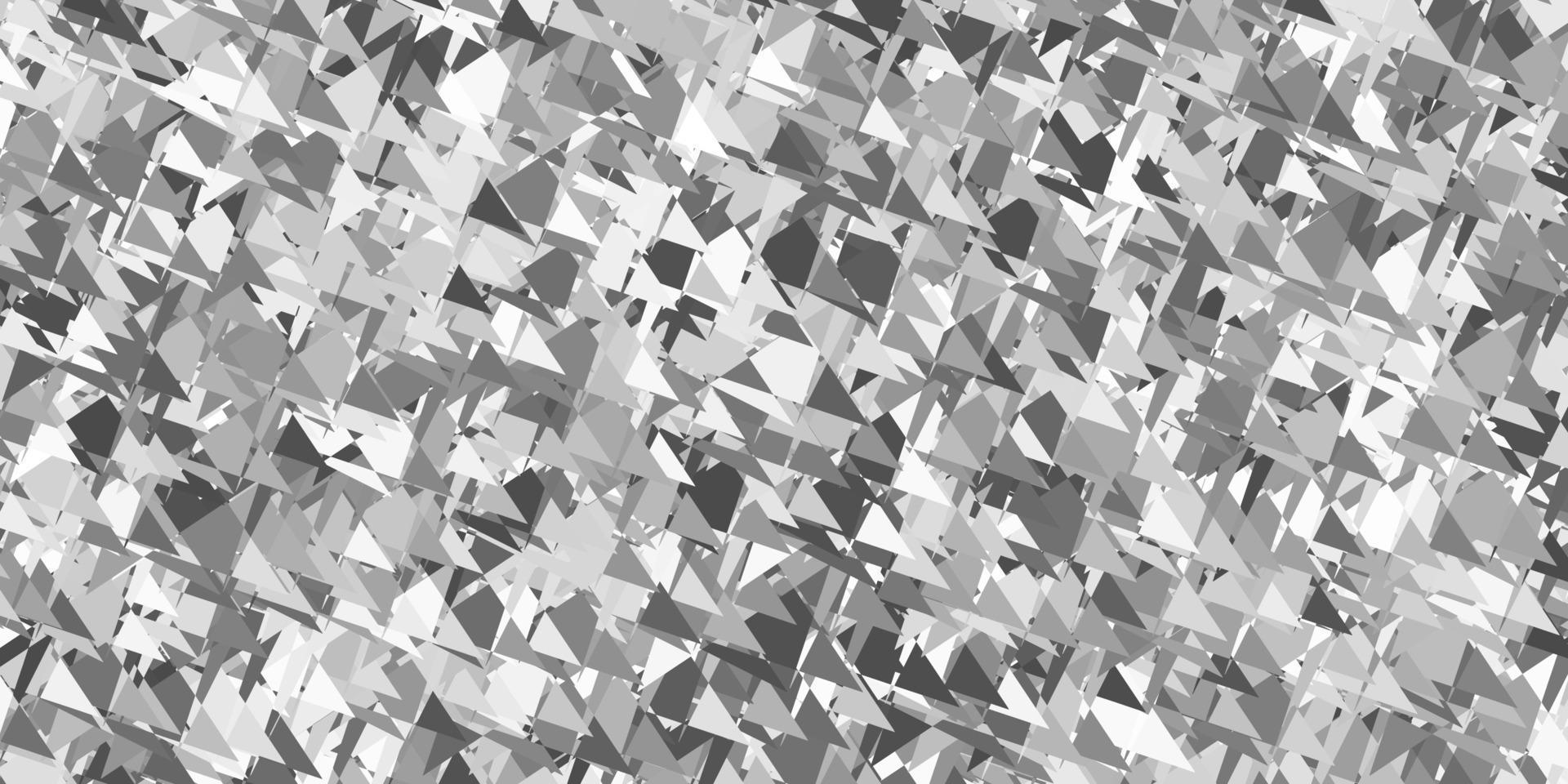 Light gray vector background with triangles.