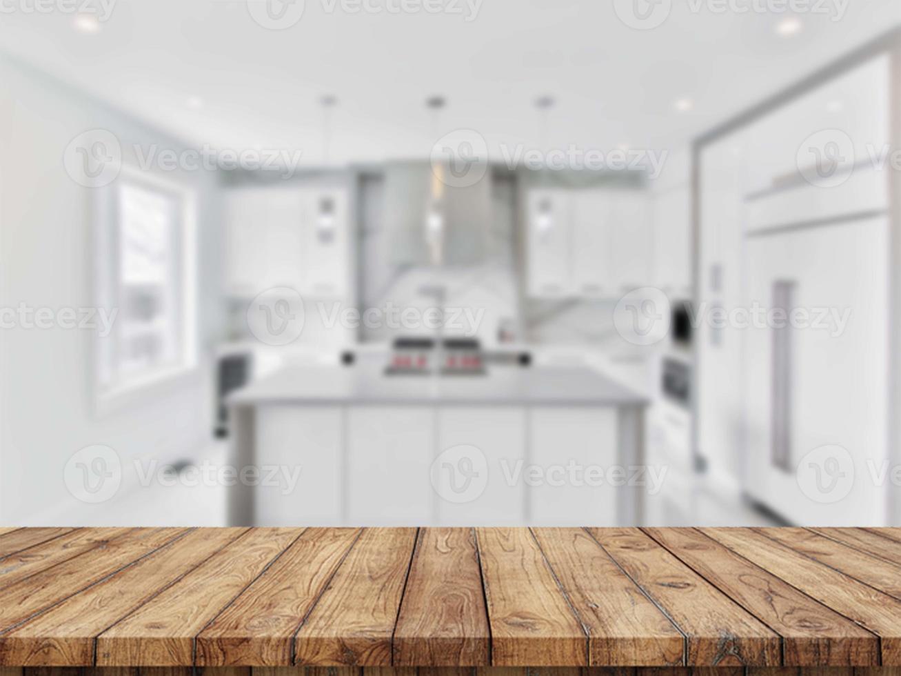 Wood Table Background photo