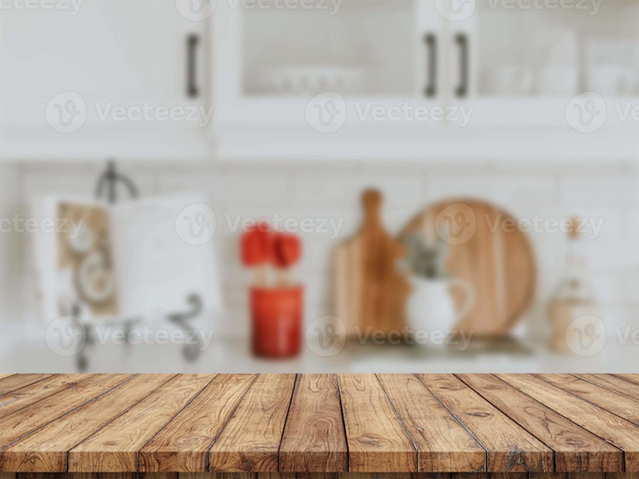 Wood Table Background photo