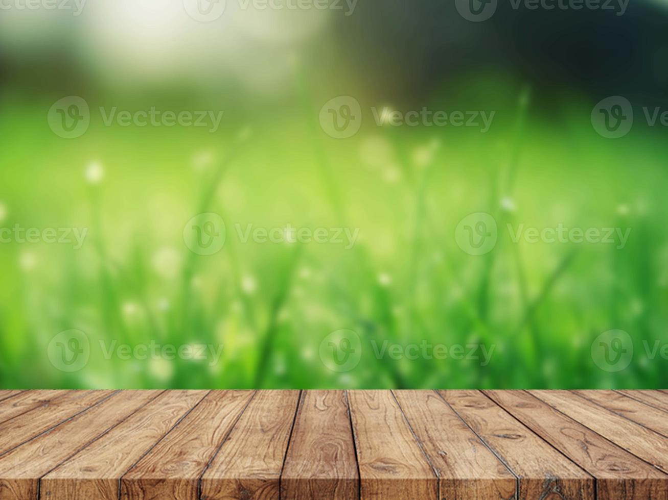 Wood Table Background photo